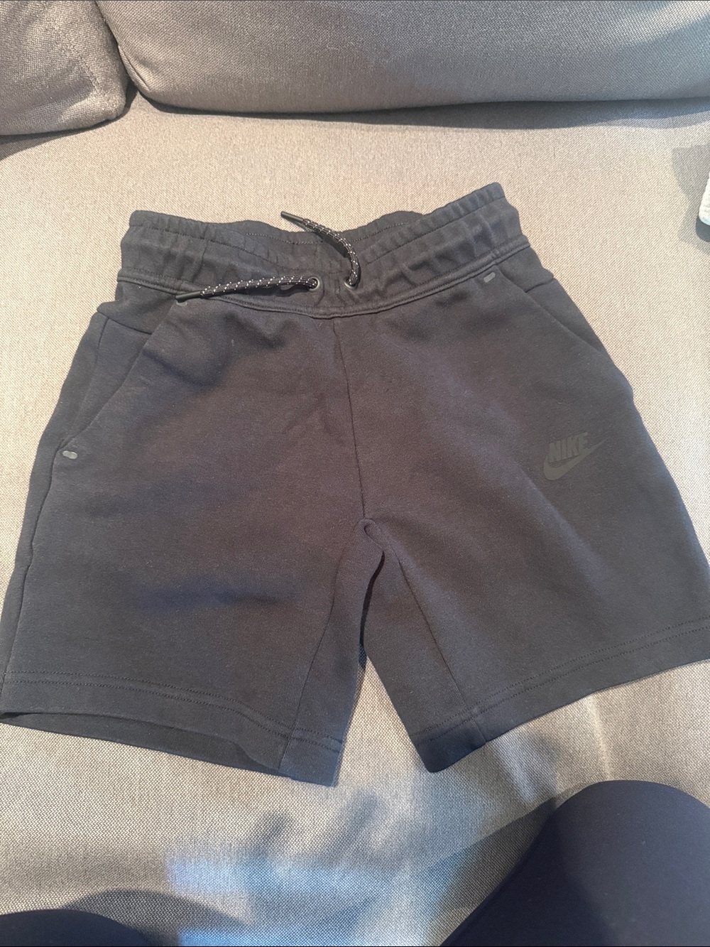 Nike Black Kids Athletic Drawstring Shorts